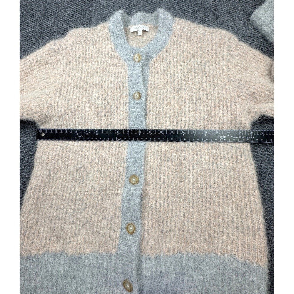 Favorite Daughter Rio Cardigan Alpaca Blend Rose Dust‎ Gray S - Picture 8 of 9